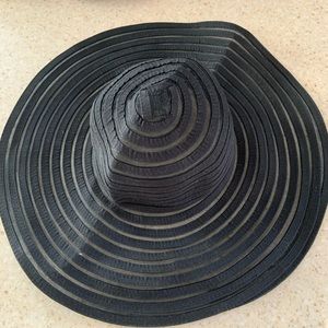Black Striped Hat